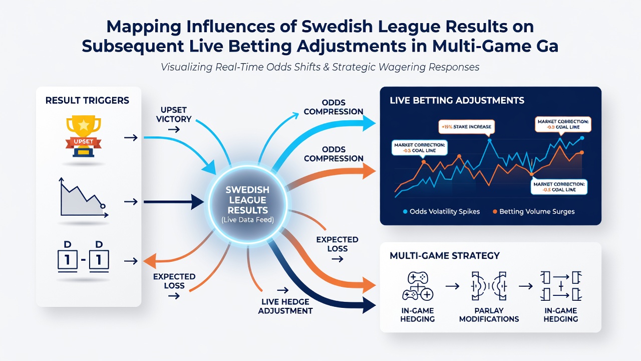 Analytical dashboard tracking multi-game betting sessions with Swedish league result overlays